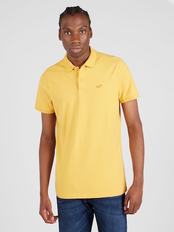 HOLLISTER Tričko – žlutá: přední strana