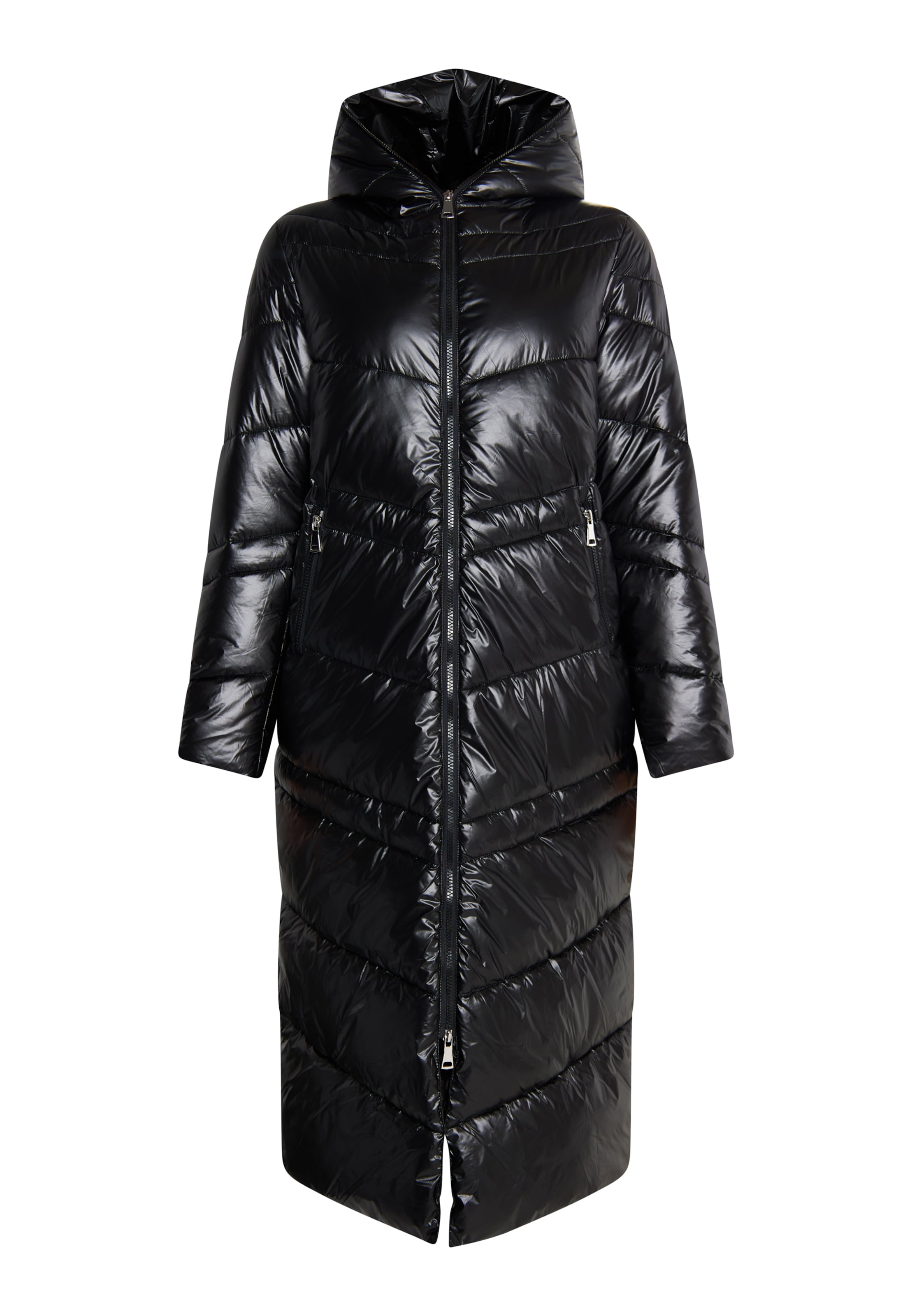 TUFFSKULL Zimný kabát 'Caversham' - Čierna: predná strana