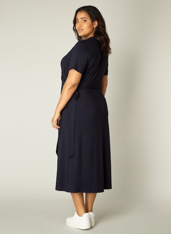 BASE LEVEL CURVY Kleid 'Abbie' in Blau