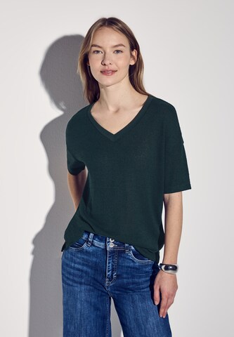 STREET ONE Pullover in Grün: Vorderseite