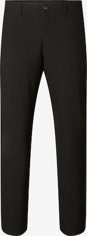SELECTED HOMME Slim fit Chino Pants 'Robert' in Black: front