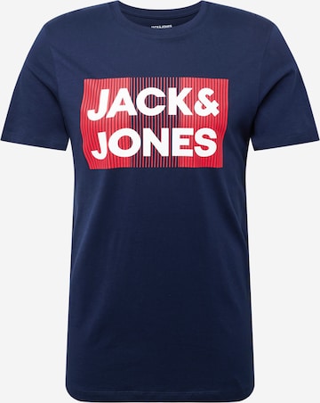 JACK & JONES Majica | modra barva: sprednja stran