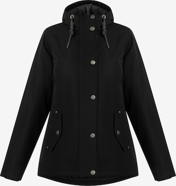 Veste fonctionnelle usha BLUE LABEL en noir : devant