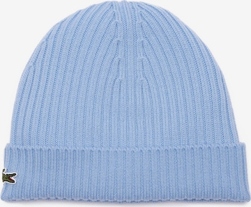 LACOSTE Beanie in Blue: front