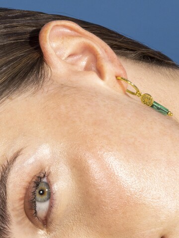 Luxenter Earrings 'Nadu' in Green