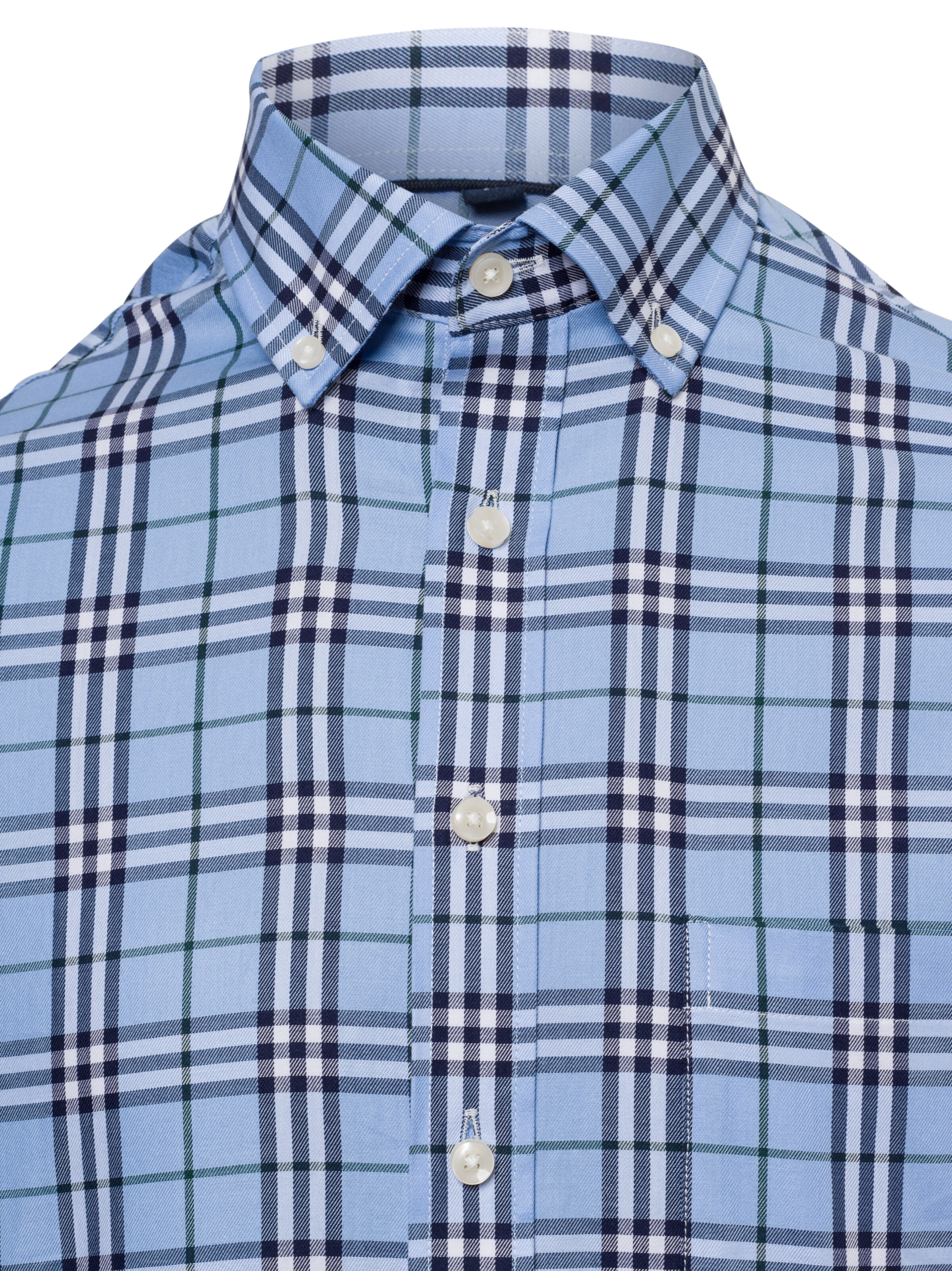 Andrew James Regular Fit Hemd in Blau