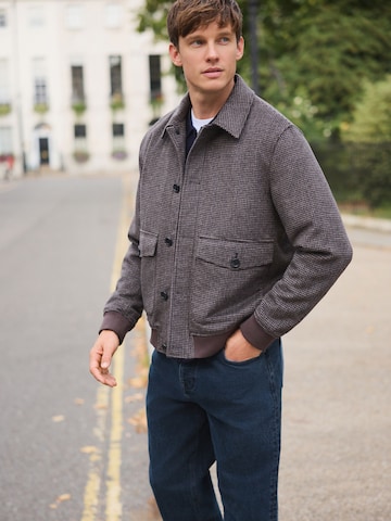 Veste mi-saison Next en marron : devant