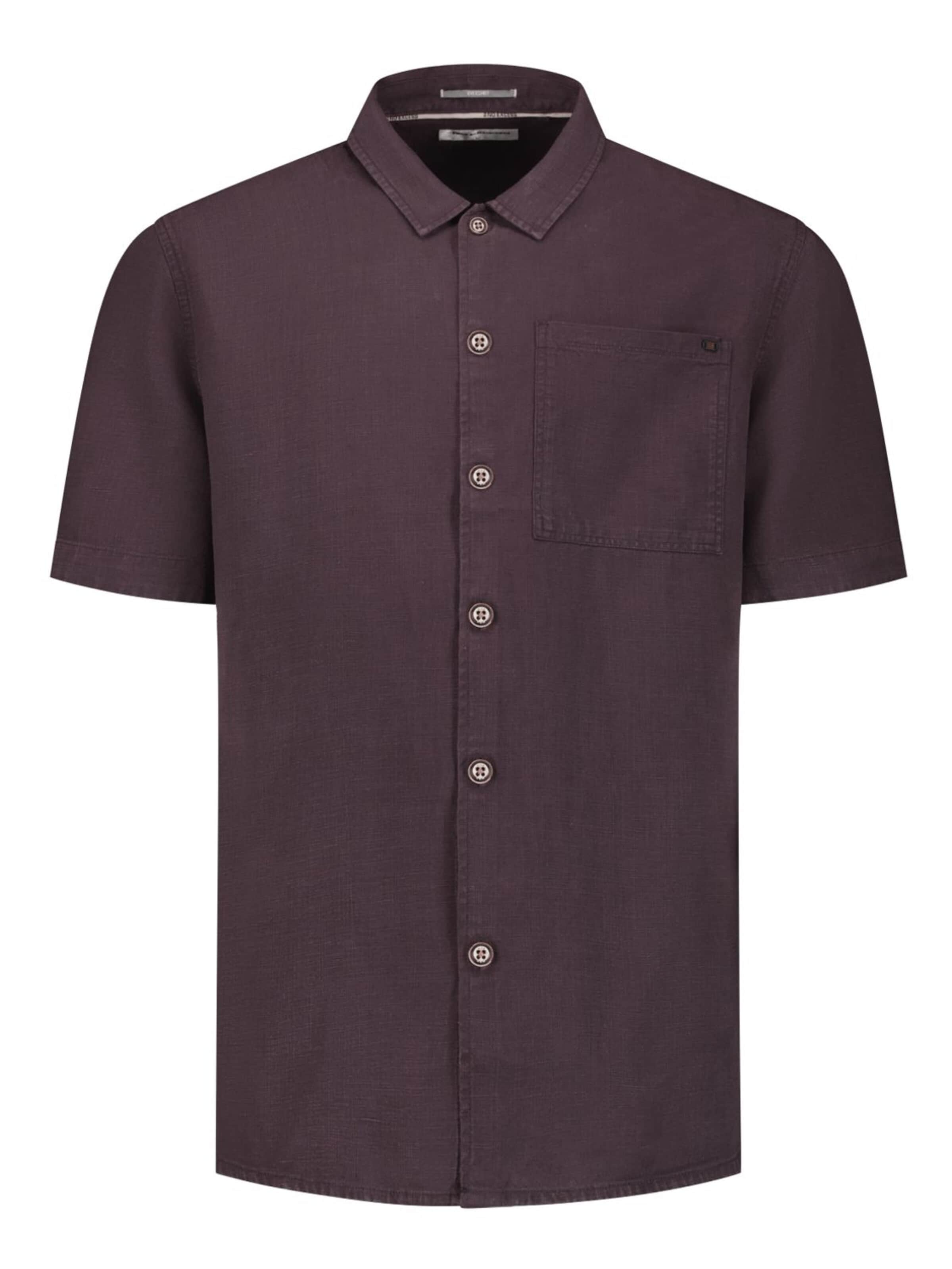 Coupe regular Chemise No Excess en marron : devant