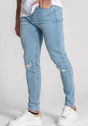 Coupe slim Jean 'Geri' Gianni Kavanagh en bleu