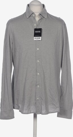 BRAX Button Up Shirt in L in Grey: front