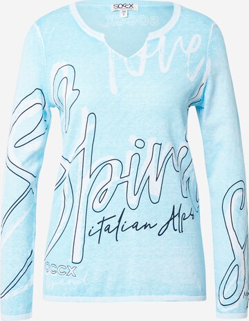 Soccx Sweater in Blue: front