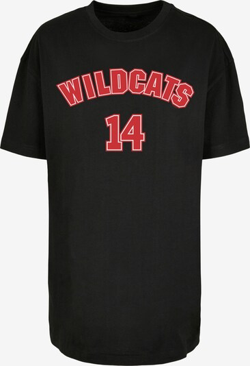 F4NT4STIC T-Shirt 'Disney High School Musical The Musical Wildcats 14' in rot / schwarz, Produktansicht