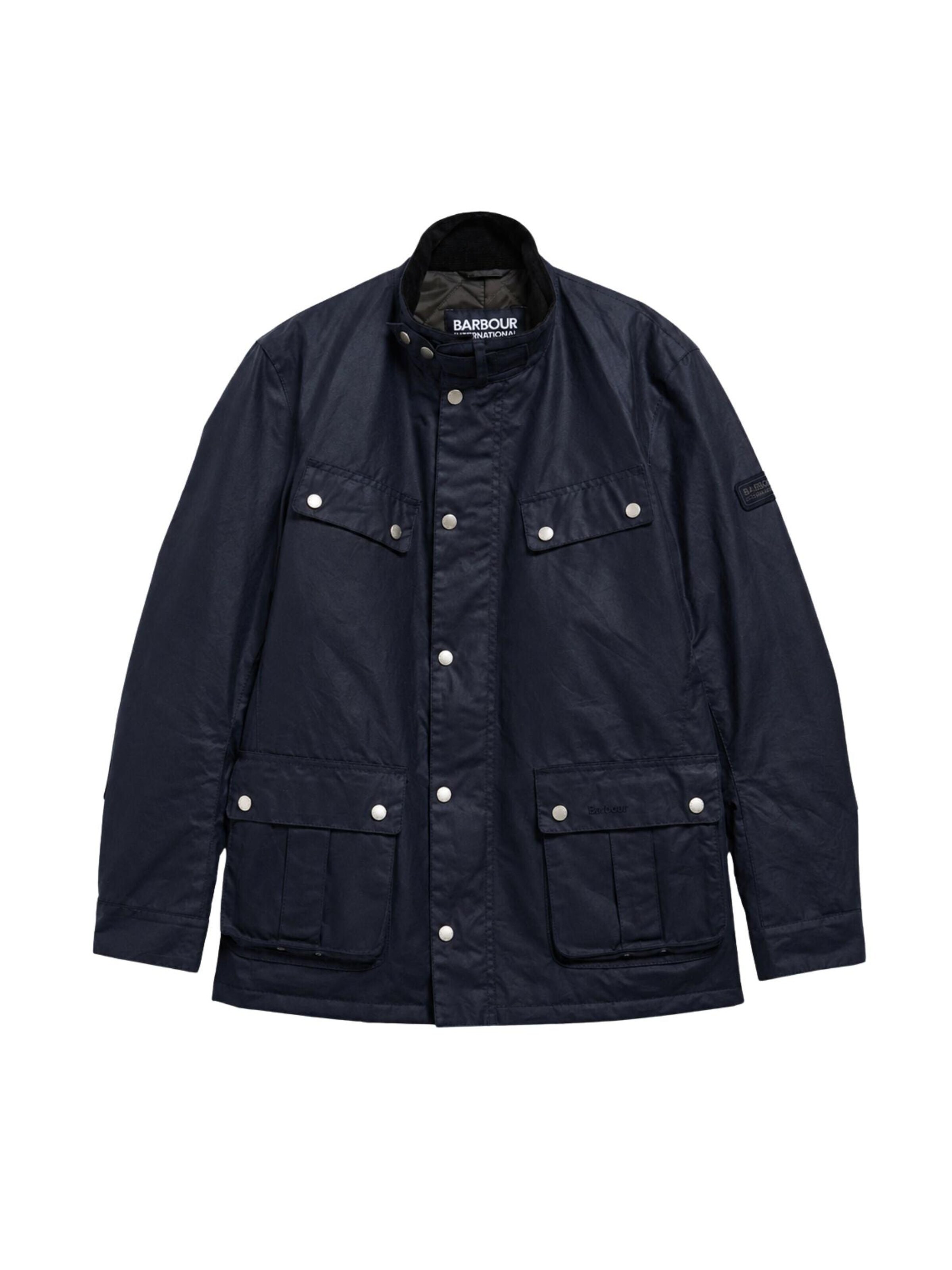 Veste d’hiver 'DUKE' Barbour International en bleu : devant