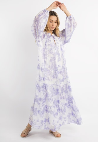 Robe-chemise IZIA en violet