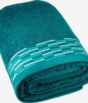 Lashuma Handdoek 'Lugano' in Blauw: voorkant