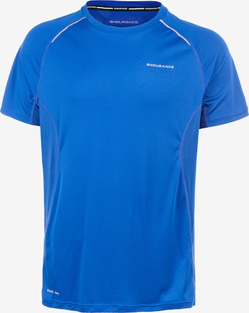 ENDURANCE Performance Shirt 'Lasse' in Blue: front