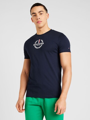 TOMMY HILFIGER Shirt in Blauw: voorkant