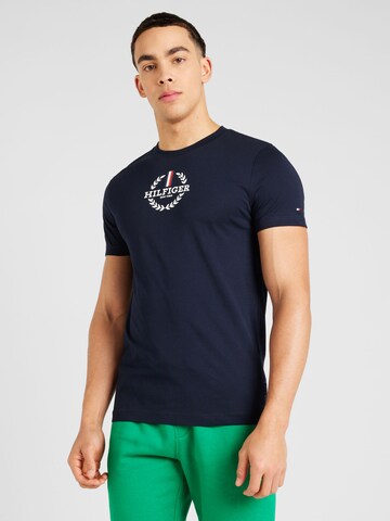 TOMMY HILFIGER Shirt in Zwart: voorkant