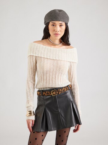 Monki Sweater in White: front