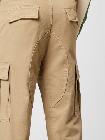 WEEKDAY Loose fit Cargo Pants 'Joel' in Beige