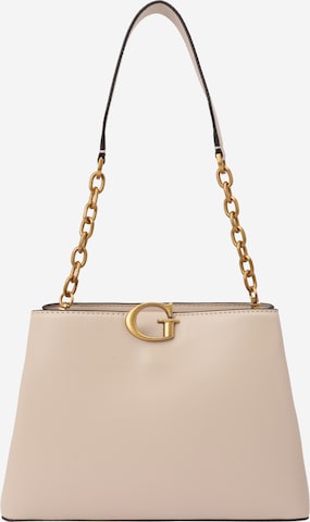 Sac bandoulière 'Vibe' GUESS en beige : devant