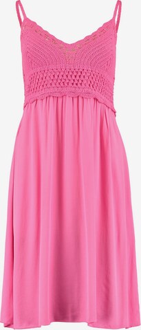 Hailys Плетена рокля 'Hanni' в розово: отпред