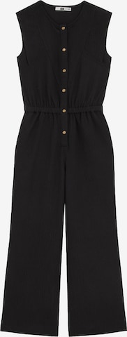 WE Fashion Overall värissä musta: etupuoli