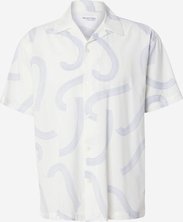 Chemise SELECTED en blanc : devant