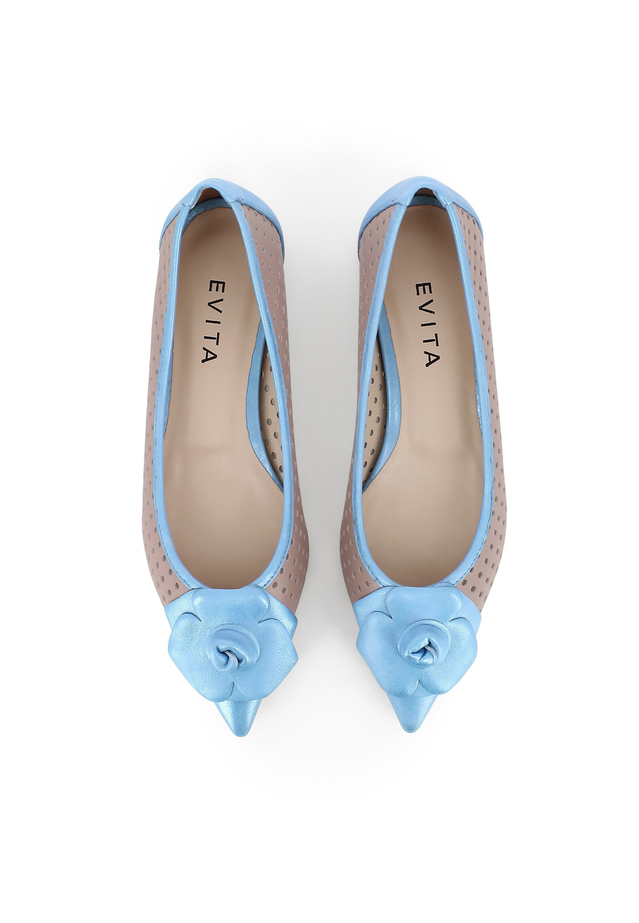 EVITA Slip-ons 'SONIA' in Beige