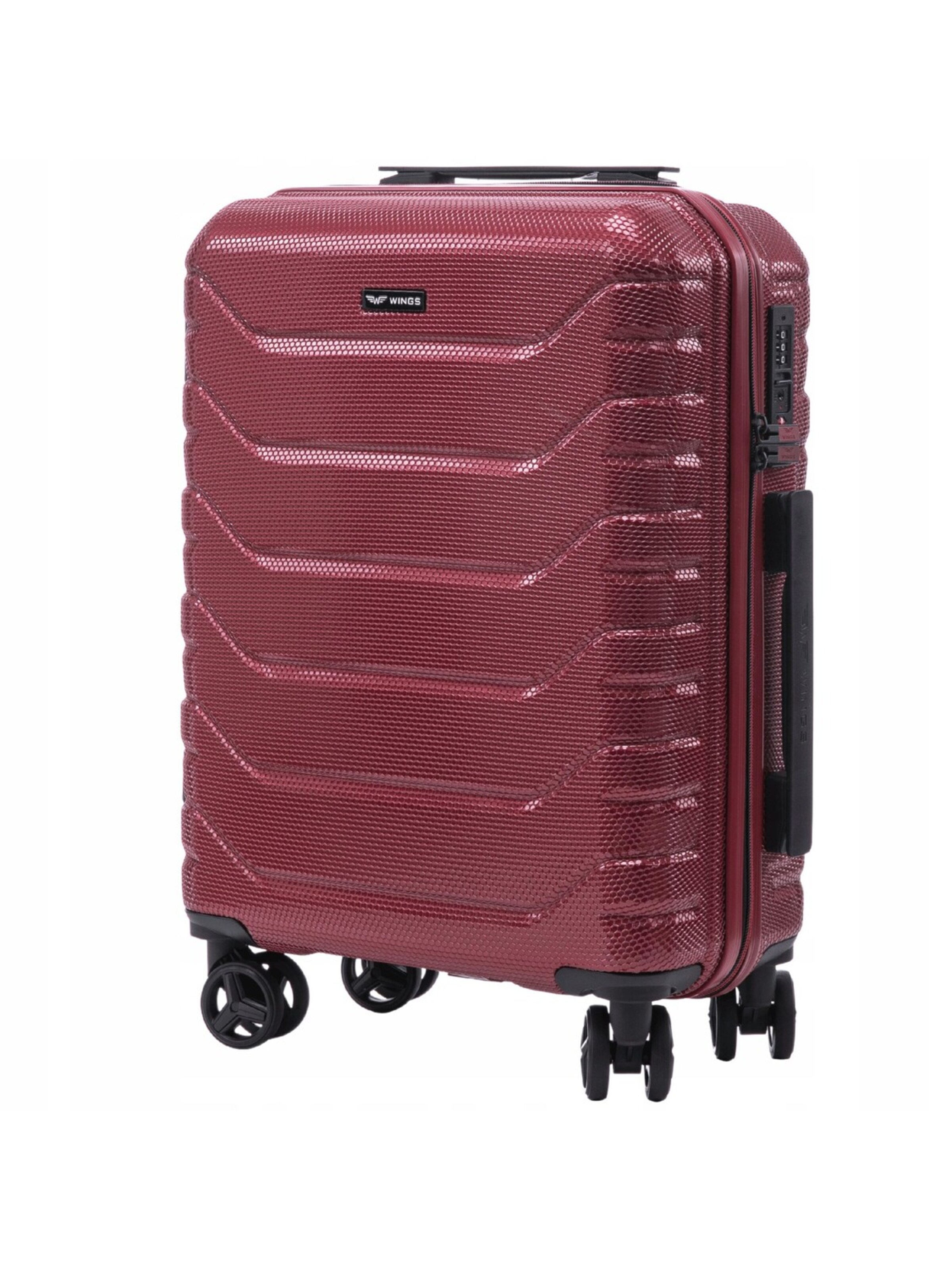 WINGS Trolley 'CRAKE Hard Shell Cabin Luggage 36L'‌‌‌‌‌ in Rot: Vorderseite