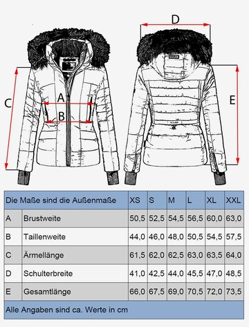 NAVAHOO Winter jacket 'Adele' in White