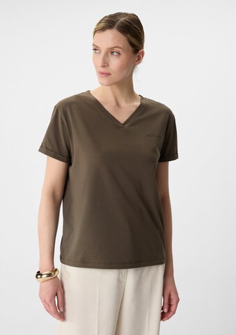T-shirt COMMA en marron : devant