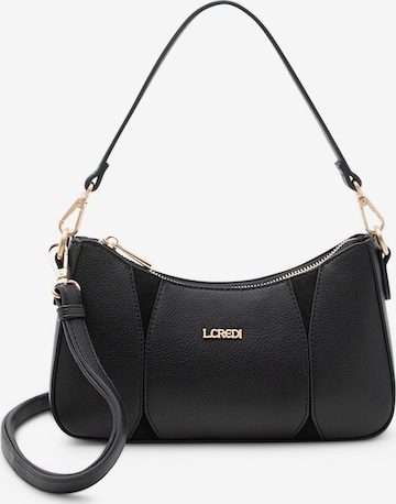 Sac bandoulière 'Rahja' L.CREDI en noir : devant