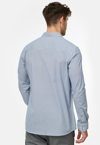 INDICODE JEANS Regular fit Overhemd in Blauw