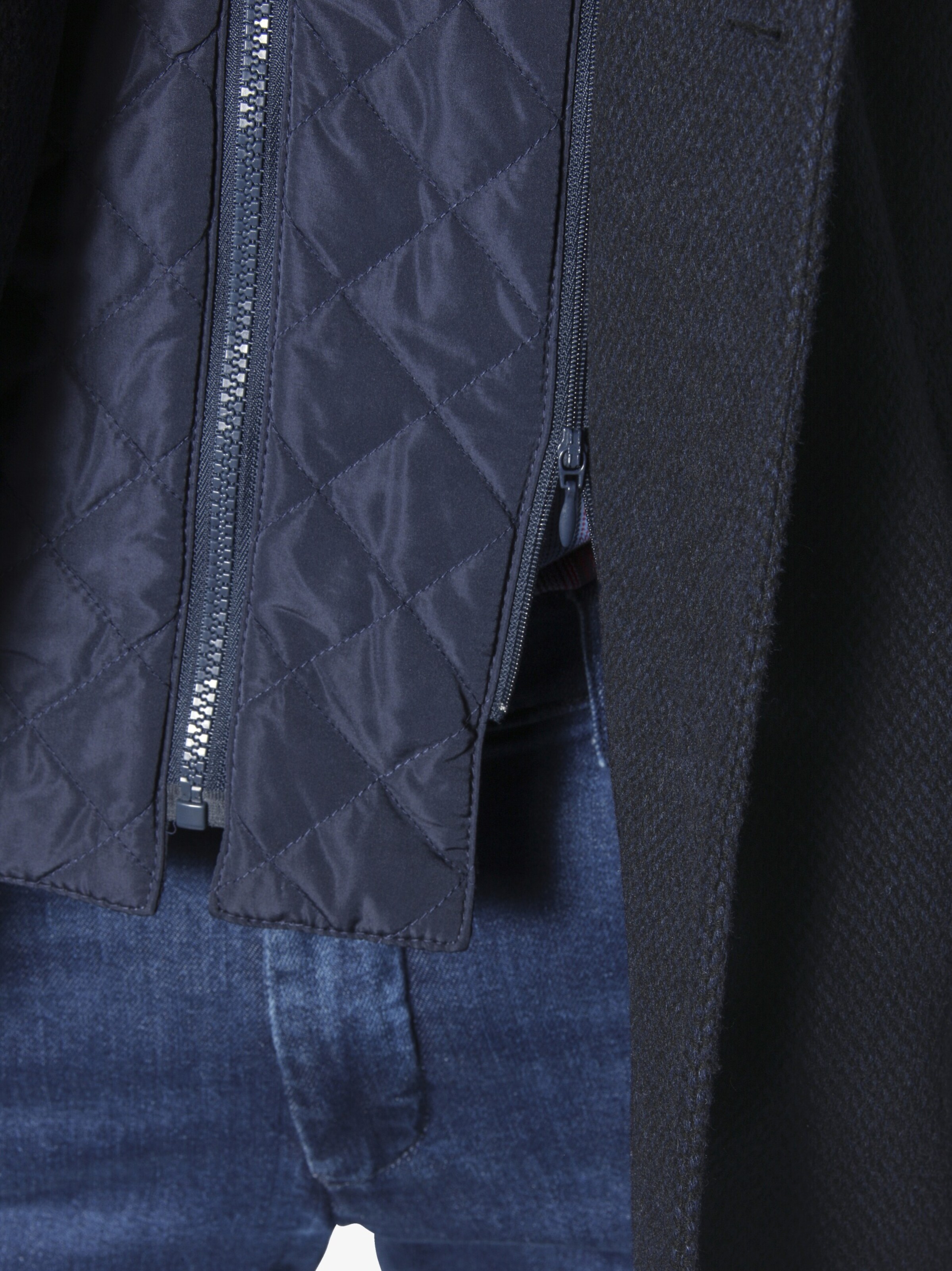 Jan Vanderstorm Between-Season Jacket 'Tjorve' in Blue