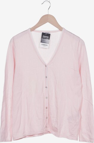 Peter Hahn Sweater & Cardigan in XL in Pink: front