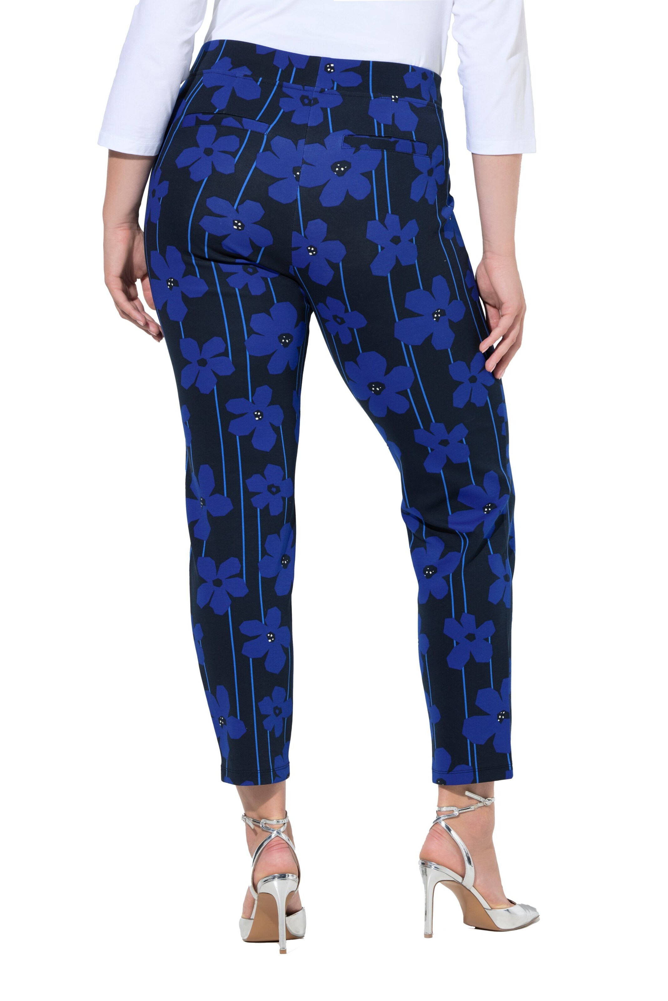 Ulla Popken Regular Hose in Blau