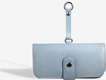 Friedrich23 Etui 'Brillenetui - Leder' in Blauw: voorkant