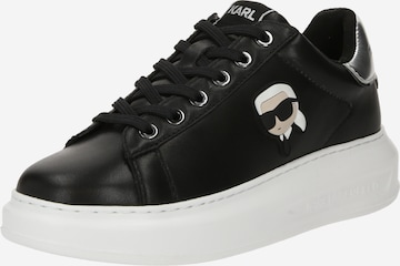 Karl Lagerfeld Sneakers laag in Zwart: voorkant