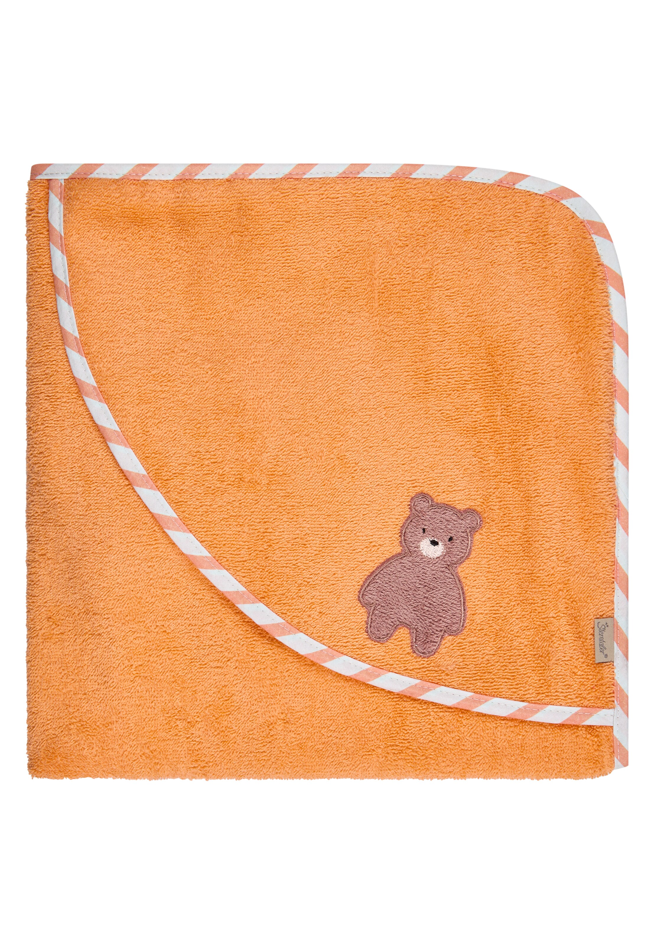 STERNTALER Towel 'BÄR Bo' in Orange