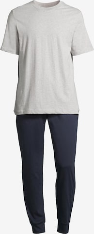 SCHIESSER Pyjama kurz 'Night & Home' in Grau: Vorderseite