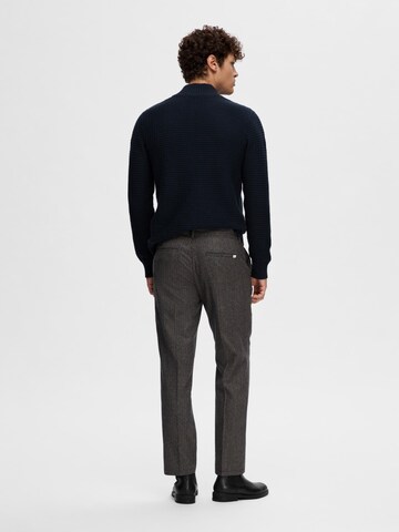 Regular Pantalon SELECTED HOMME en gris