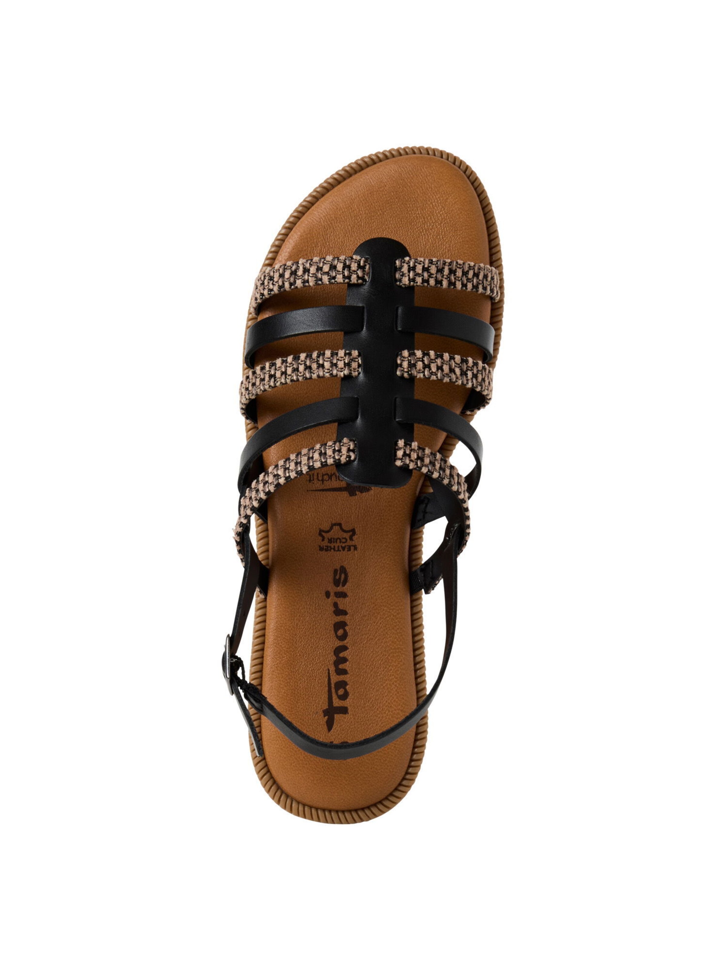 Tamaris Sandale in Schwarz