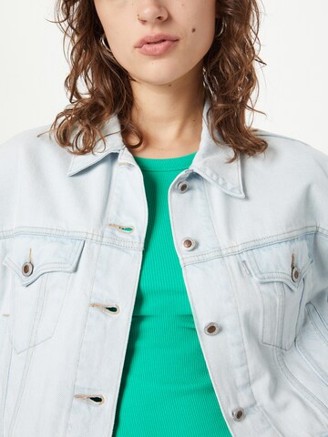 LEVI'S ®Prijelazna jakna 'Silvertab Crop Trucker' - plava boja
