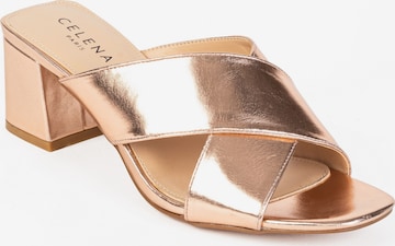 Celena Mules 'Carah' in Gold