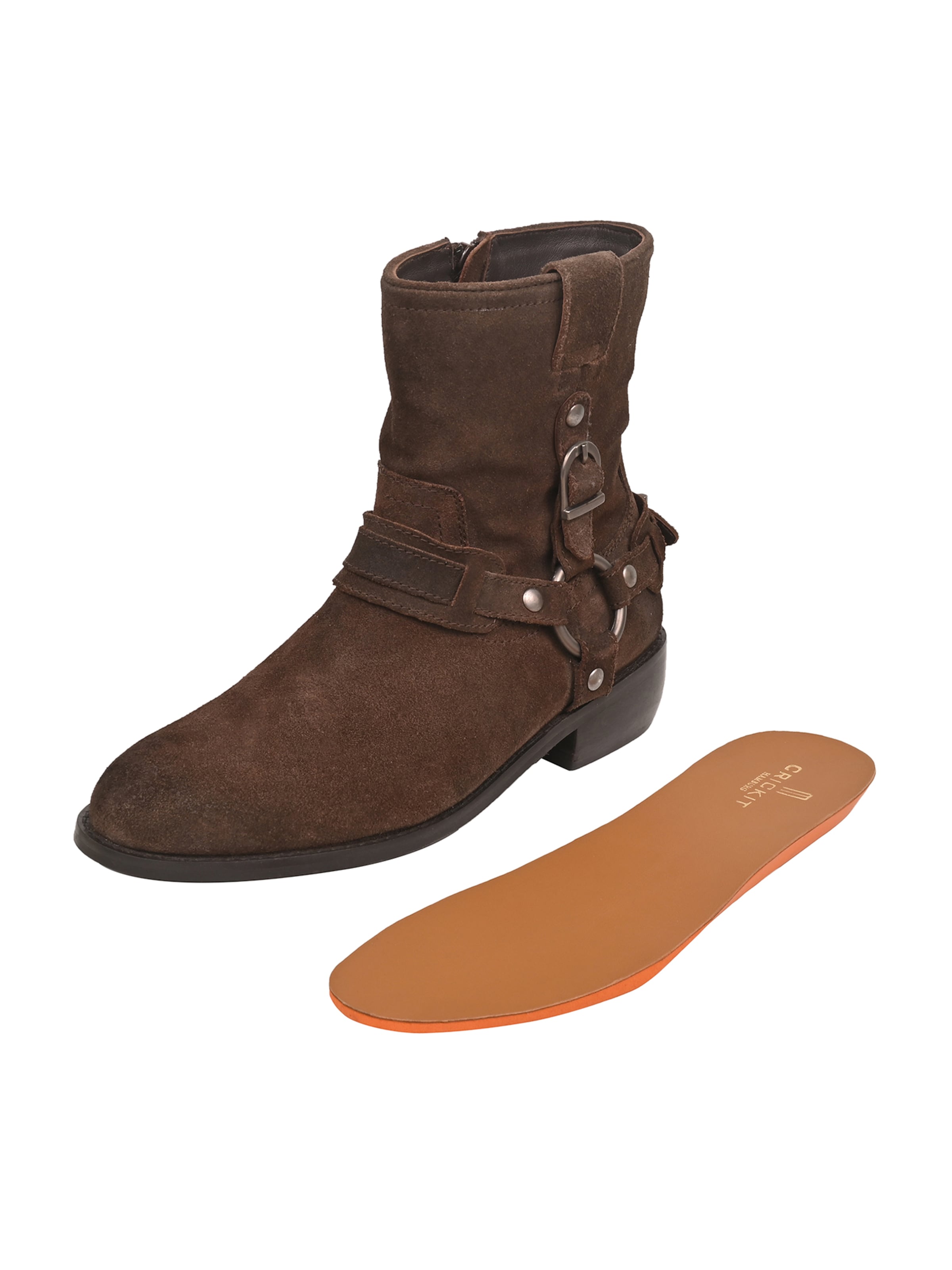 Bottines ' UNION ' Crickit en marron