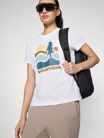 COLUMBIA Funktsionaalne särk 'Ruby Springs™', värv valge
