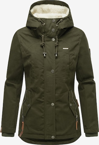 Parka invernale 'Bikoo' di MARIKOO in verde: frontale