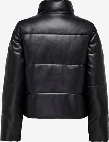 JDY Prehodna jakna 'Trixie Faux' | črna barva
