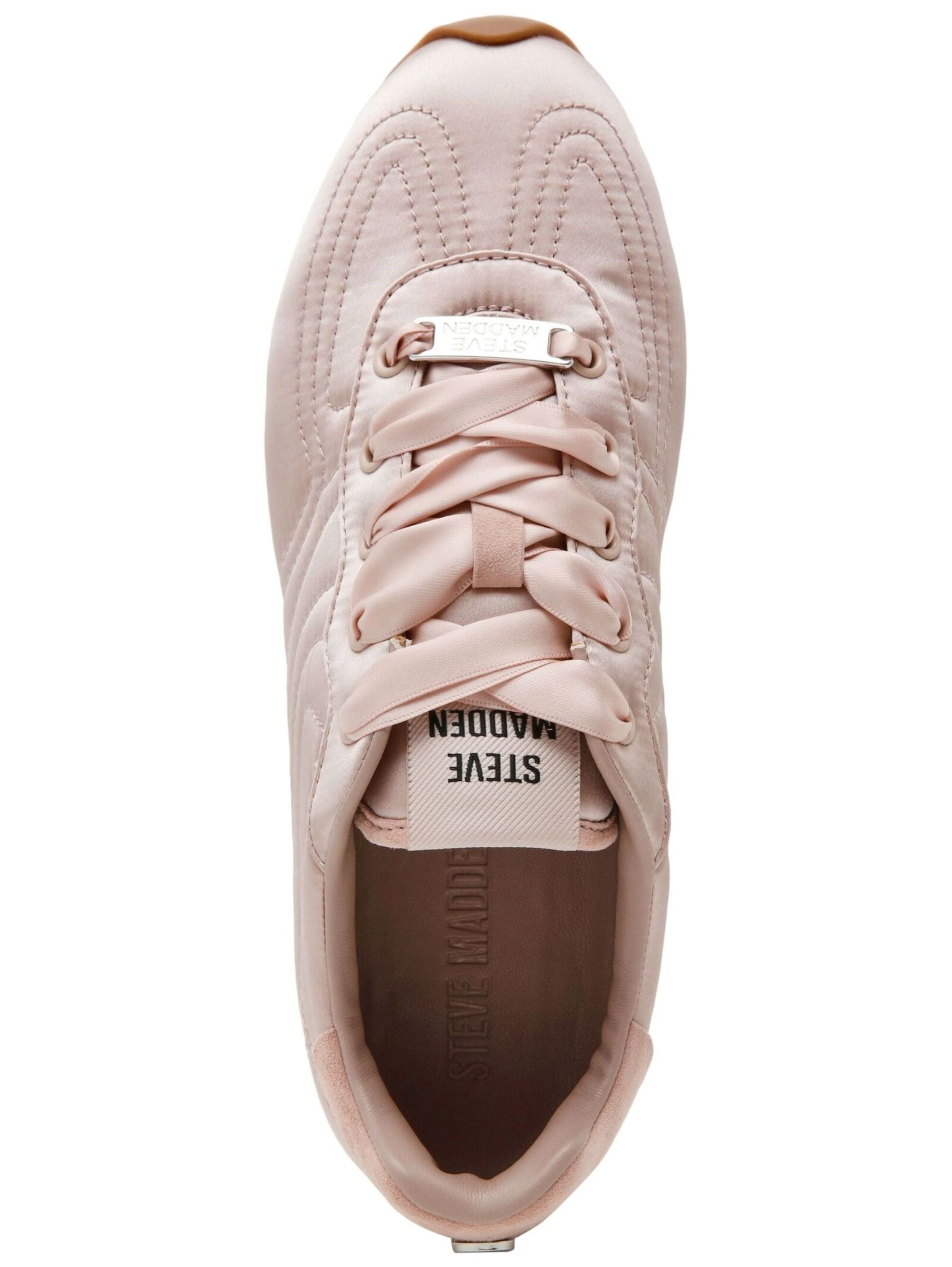 STEVE MADDEN Platform trainers in Beige